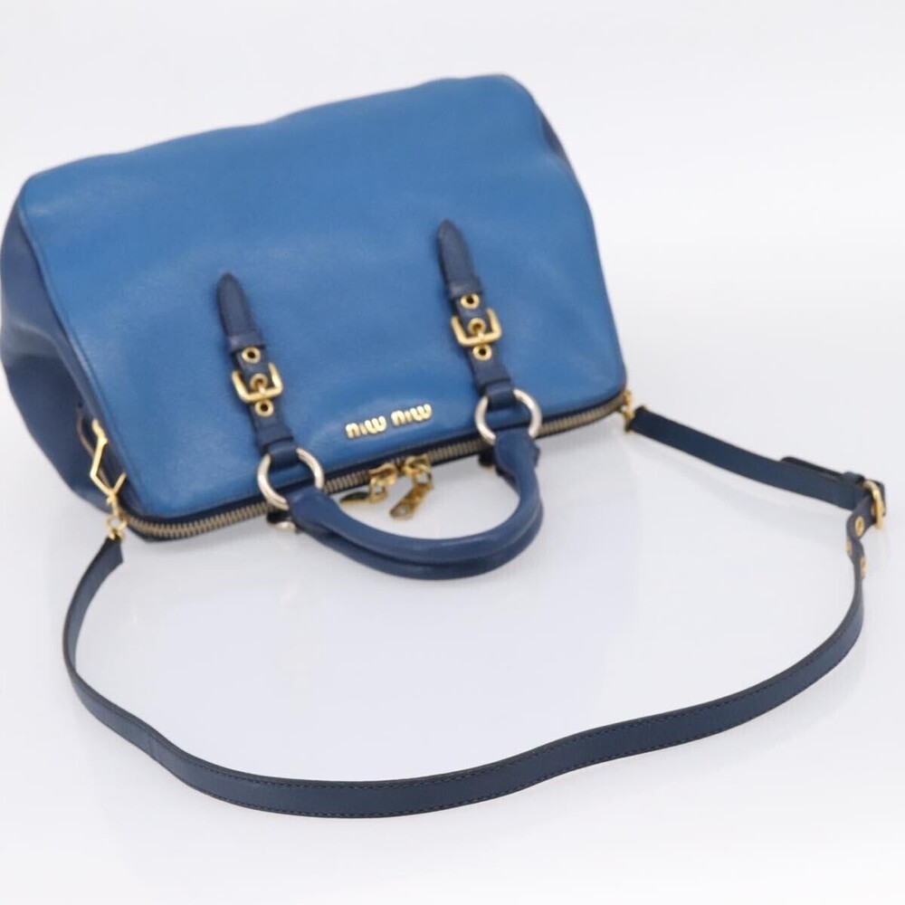 Miu Miu Madras Bowler Leather Small - Picture 15 of 16